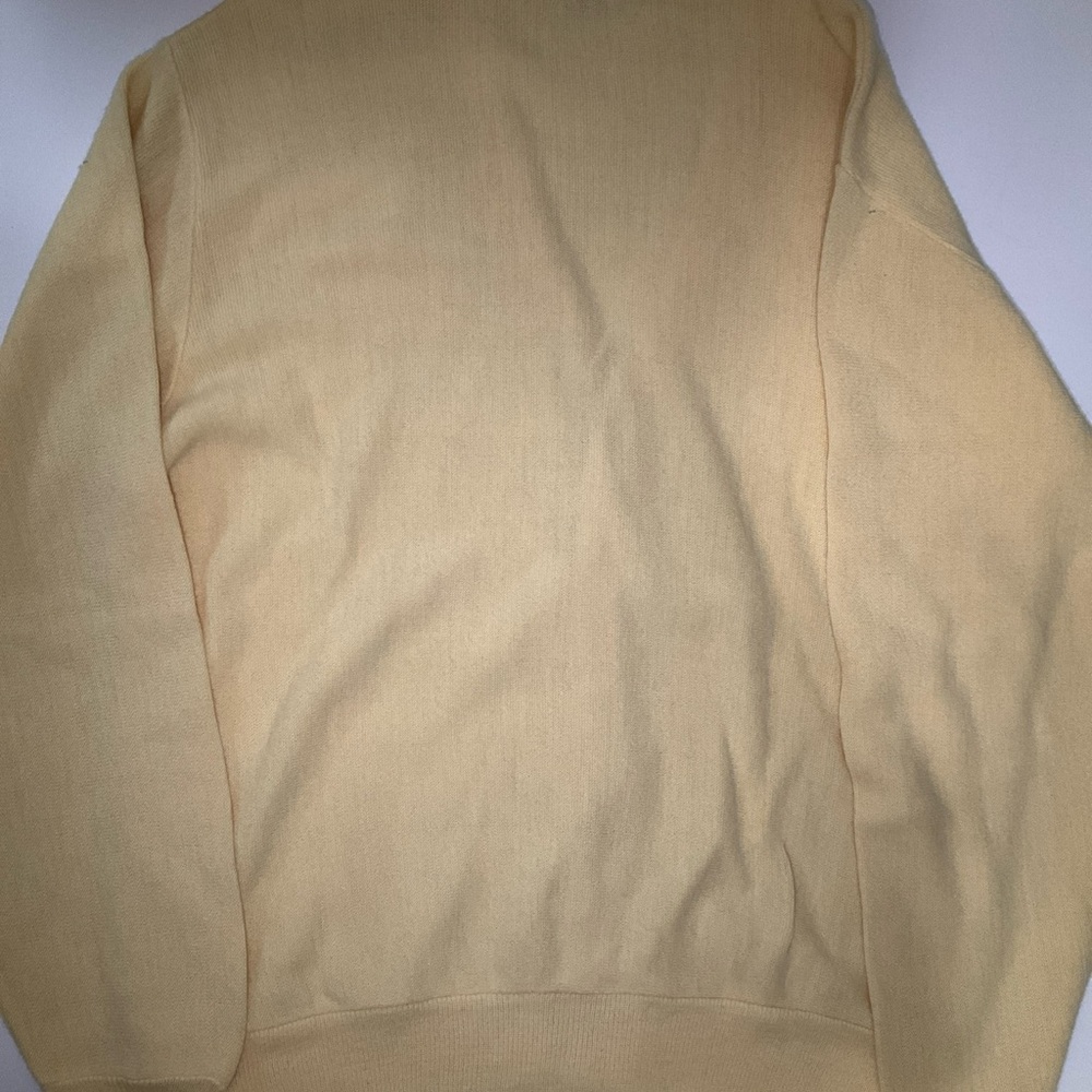 Vintage Lacoste yellow Button-Up Cardigan - Picture 9 of 9